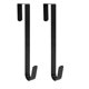 thumbnail image 1 of Colgador de guirnaldas Sattiyrch Fall para puerta de entrada, 38 cm, metal negro, 1 of 4