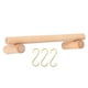 thumbnail image 2 of Toallero De Madera Con 3 Ganchos En Forma De S Colgador De Toallas Para Almacenamiento De Ba?o 30 Cm, 2 of 5