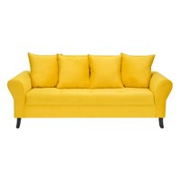 Bodevir - Sofa Lua 3C Felpa 20 Amarillo