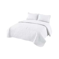 Genérico - Cubrecama Super King Quilt Reversible Elegante