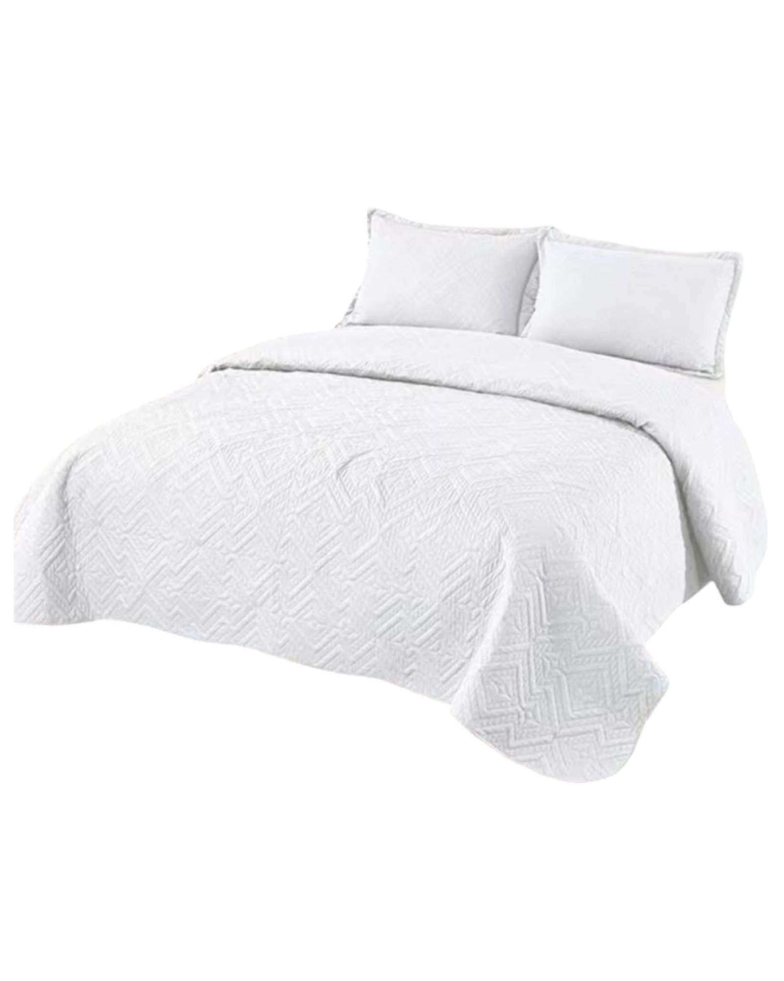 Genérico - Cubrecama Super King Quilt Reversible Elegante