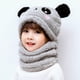 thumbnail image 3 of Gorro Con Cuello Para Niño/a Diseño Osito, Invierno Talla M Gris, 3 of 3