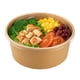 thumbnail image 3 of Set 50 Envase Ensalada 600mL Beige Desechable Comida Kraft, 3 of 3