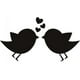 thumbnail image 1 of Decomural Love Birds Cute Animals WS-18301, 1 of 2