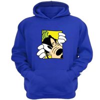 Genérico - Polerón Canguro Tribilín Dibujos Animados Azul Talla Xl Unisex