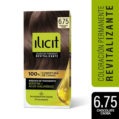 Coloración Cabello 6/75 Chocolate Caoba 45 G Ilicit