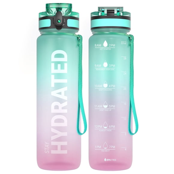 Botella de agua Sahara Sailor 1 L a prueba de fugas, libre de BPA, Tritan