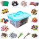 thumbnail image 3 of Kit De Suministros Para Artes Y Manualidades Para 100 Botones De Parche Con Letras De Palito De Helado, 3 of 5