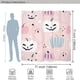 thumbnail image 3 of 1pc Waterproof and Mildew-Proof Pink Halloween Pumpkin Pattern Shower Curtain with 12 Hooks - Machine Washable Bathroom Decor for Windows - 71x71in, 3 of 4