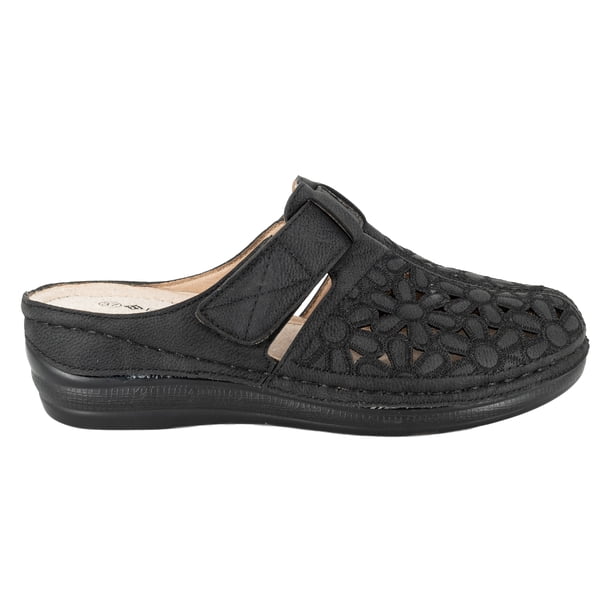 Puntilla Confort con Velcro Fabri Negro Passer