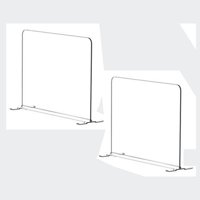 Bothyi - 2 Divisores De Estantes De Acrílico Transparente, Organizador Para Dormitorio, Armario, Cocina