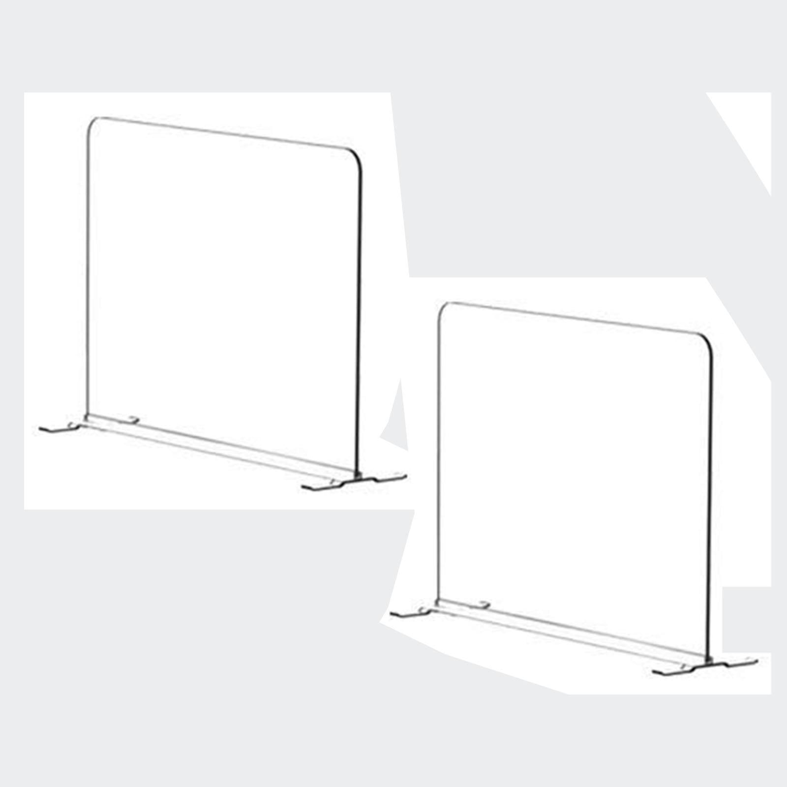 Bothyi - 2 Divisores De Estantes De Acrílico Transparente, Organizador Para Dormitorio, Armario, Cocina
