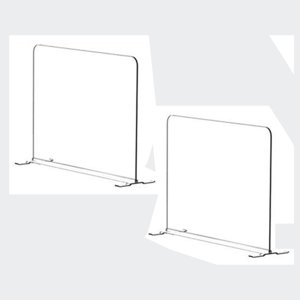 Bothyi - 2 Divisores De Estantes De Acrílico Transparente, Organizador Para Dormitorio, Armario, Cocina