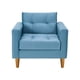 thumbnail image 1 of Sofa Retro 1c Felpa 04 Azul Petroleo, 1 of 6