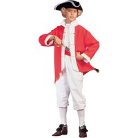 Costume Funsies Colonial Captain Red Para Niños Grandes
