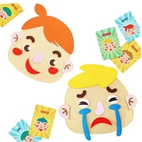 Magideal - Aprendizaje Socioemocional Para Niños, Tablero Ocupado, Pegatinas De Caras, Juegos Sensoriales Felices, Juegos De Caras Para Niños Y Niñas De 3 Años Graso