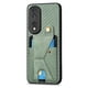 thumbnail image 4 of Funda Resistente para Honor 80 Pro con Tarjetero y Soporte, Diseño Magnético Verde, 4 of 5