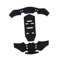 Magideal - Cojines De Almohadilla De Casco Soft Inserto Suave Repreño De Almohadillas De Casco De Casco Reemplación Del Vivo Del Vivo Para La Regaja Para Biques Negro