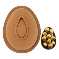 Pasteleriuscl - Molde Silicona Reposteria Molde Para Chocolate Huevo Pascua Marrón