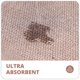 thumbnail image 3 of Alfombra de baño Bosap, ultrafina, beige, 43 x 69 cm, absorbente, de secado rápido, 3 of 6