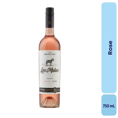 Vino Rose Botella 750 Ml Las Mulas