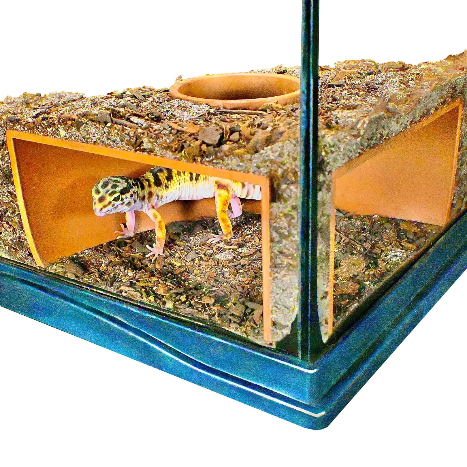Refugio para reptiles Lucky Critter – Cueva de observación de 15 cm