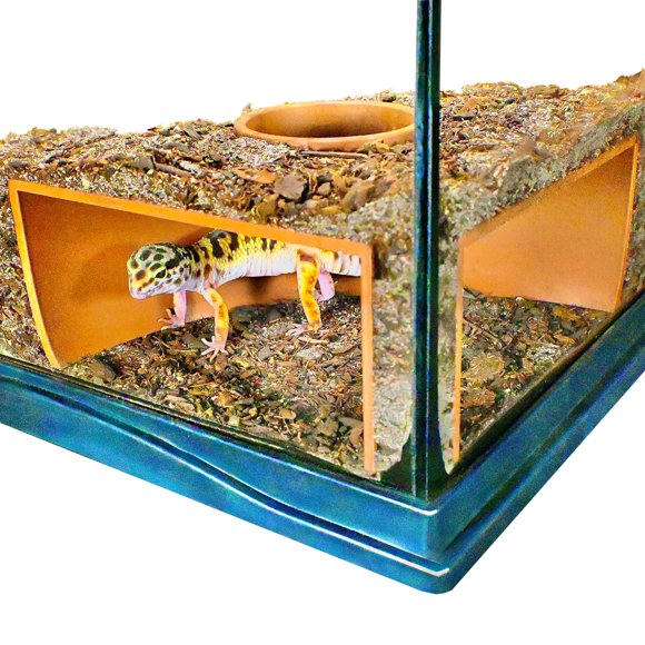 Refugio para reptiles Lucky Critter – Cueva de observación de 15 cm