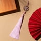 thumbnail image 1 of 1pc Chinese Knot Silk Tassel Pendant - Lucky Happy Symbol for Home Decor DIY Craft & Oriental Mystic New Year Decor, 1 of 5