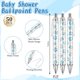 thumbnail image 2 of Set de 50 bolígrafos Lebsitey para baby shower – color azul, 2 of 7