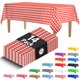 thumbnail image 1 of Mantel desechable HSGUS 14 unidades 137 × 274 cm a cuadros rojo gingham, 1 of 6