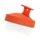 thumbnail image 4 of Cepillo Para El Cuero Cabelludo Para Mujeres Y Hombres, Peine De Ducha Floriado Para Todo Tipo De Cabello Mojado, Naranja, 4 of 5