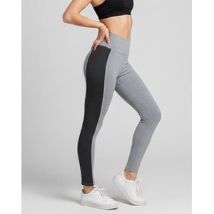 Flix Spa - Calza Mujer Algodón Nacional Tiro Alto Con Franja Lateral Alta Calidad