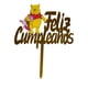 thumbnail image 1 of Cake Topper Feliz Cumpleaños Winnie Pooh, 1 of 2
