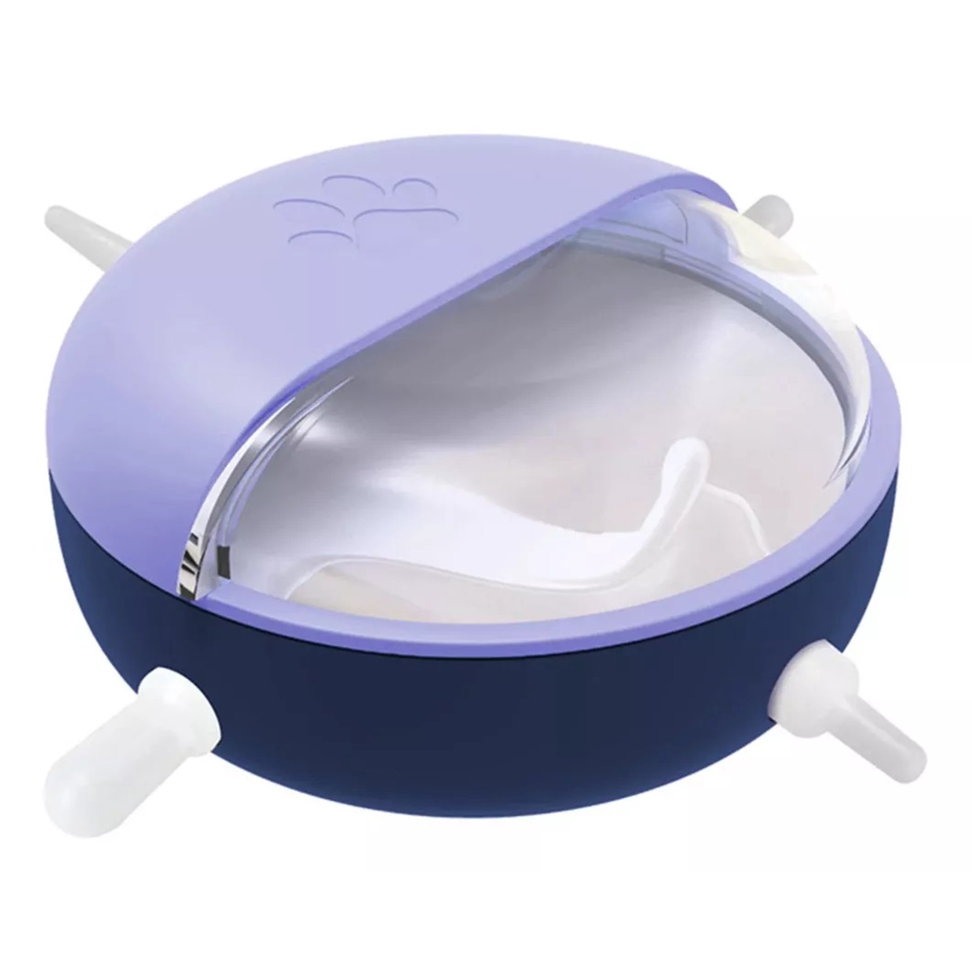 Defensor - Mamadera Para Mascotas Pet Milk Bowl Cachorros Perros Gatos Color Lila