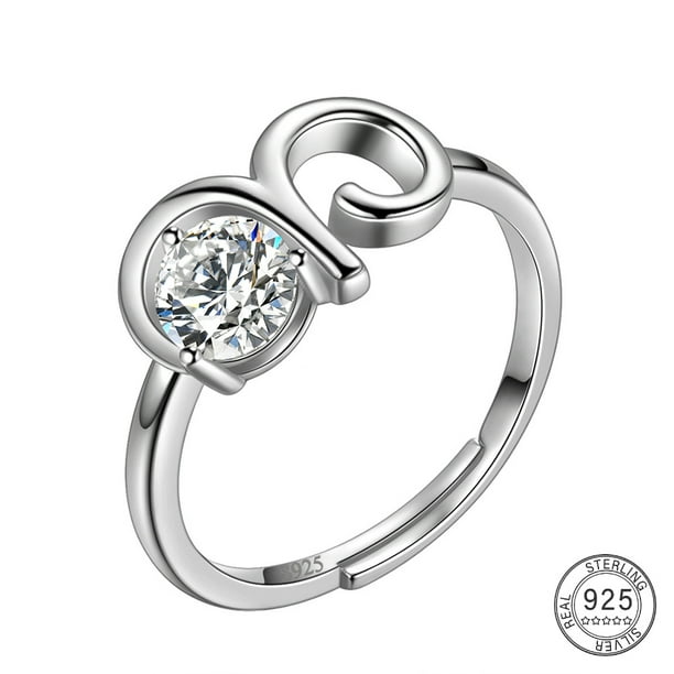 Stunning 925 Sterling Silver Constellation Ring with Zircon Adjustable Design - Perfect Gift for Women