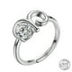 thumbnail image 5 of Stunning 925 Sterling Silver Constellation Ring with Zircon Adjustable Design - Perfect Gift for Women, 5 of 5