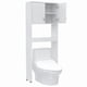 thumbnail image 4 of Estante Mueble Organizador de Baño Barcelona 160x63x25,5 Cm 2 Puertas Blanco, 4 of 18