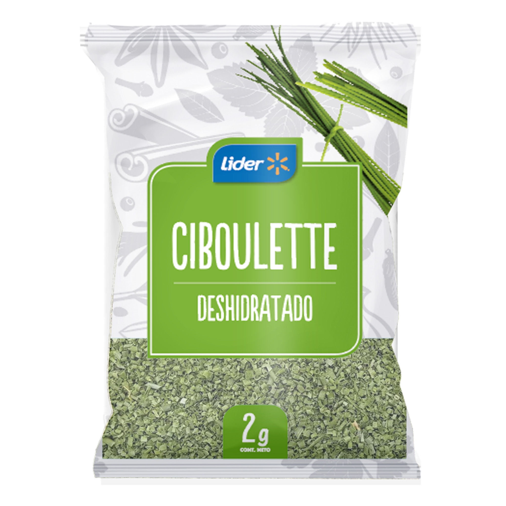 Ciboulette Deshidratado Vegetales 2 g Lider