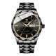 thumbnail image 1 of Reloj de cuarzo con calendario de acero de tungsteno impermeable para hombre, 1 of 8