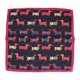 thumbnail image 2 of Pañuelo Tipo Seda 70x70 Cm Estampado Perros Salchicha fucsia Talla Única, 2 of 4