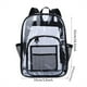 thumbnail image 3 of Women's Backpack Transparent PVC Bag Clear Backpacks for teenagers Students Men Transparent School Bag Backpack Stadium Approved, 3 of 3