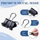 thumbnail image 2 of Pinzas sujetapapeles EFOK 15 mm 864 unidades negro acero, 2 of 3