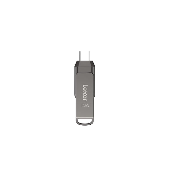 Unidad flash Lexar JumpDrive D400 128 GB USB 3.2 tipo C y tipo A