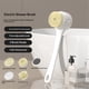 thumbnail image 3 of Cepillo de cuerpo eléctrico para exfoliar y masaje, cepillo de baño eléctrico de manija larga, cepillo de piel giratorio con 5 cabezas de cepillo giratorio para hombre y mujer, 3 of 3
