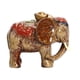 thumbnail image 1 of Estatua De Elefante Estatuilla Decoración Del Hogar Escultura De Cerámica Coleccionable De La Suerte, 1 of 3