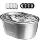 thumbnail image 1 of Fuente de agua PETLIBRO de acero inoxidable 3L para gatos/perros, 1 of 8