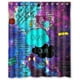 thumbnail image 1 of Cortina de ducha morada con el tema Bajo la misma estrella, juego de cortinas de baño con ganchos, tamaño 60 x 72 pulgadas, 1 of 3
