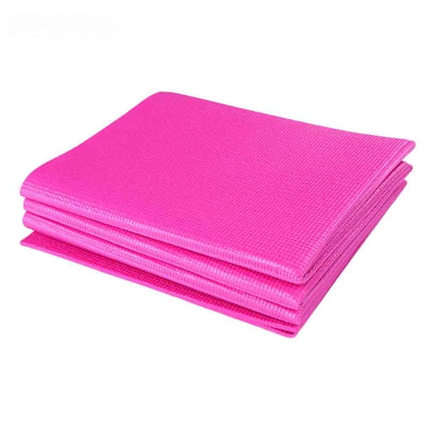 Esterilla de yoga y entrenamiento gruesa y plegable