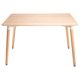 thumbnail image 3 of Mesa Rectangular Estilo Eames 120×80 Cm - Blanco, 3 of 6