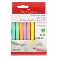 Faber Castell - Destacador Textliner Plus Faber-Castell Doble Punta X6 Uds.